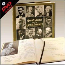 Book cover of Great Quotes From Great Leaders by Peggy Anderson (Ed.)