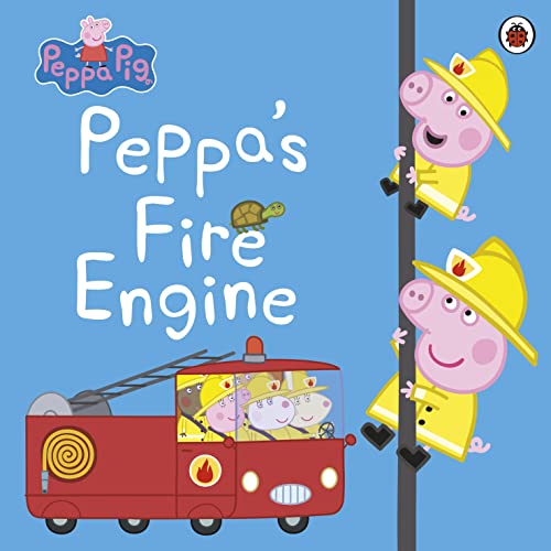 Book cover of Peppa's Fire Engine by Lauren Holowaty