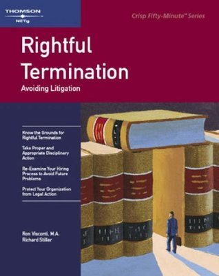 Book cover of Rightful Termination: Avoiding Litigation by Richard Stiller