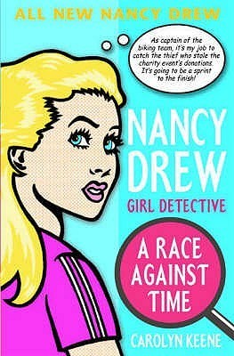 Book cover of A Race Against Time by Carolyn Keene
