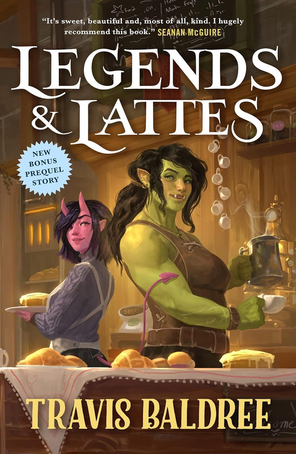 Book cover of Legends & Lattes by Travis Baldree