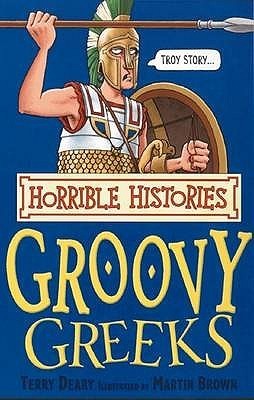 Book cover of The Groovy Greeks by Terry Diary
