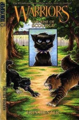 Book cover of The Rise of Scourge by Erin Hunter (Creator), Dan Jolley (Writer), Bettina M. Kurkoski (Illus.)