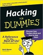 Book cover of Hacking For Dummies by Kevin Beaver