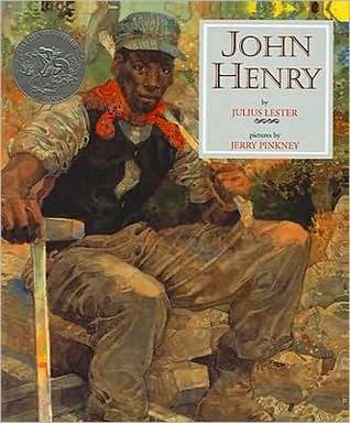 Book cover of John Henry by Julius Lester, Jerry Pinkney (Illus.)