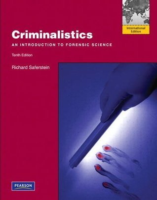 Book cover of Criminalistics: An Introduction To Forensic Science by Richard Saferstein