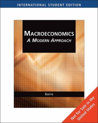 Book cover of Macroeconomics: A Modern Approach by Robert J. Barro