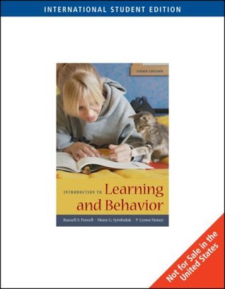 Book cover of Introduction To Learning And Behavior by Russell A. Powell, Diane G. Symbaluk, Suzanne E. MacDonald