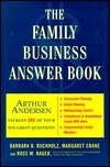 Book cover of The Family Business Answer Book by Barbara B. Buchholz, Margaret Crane