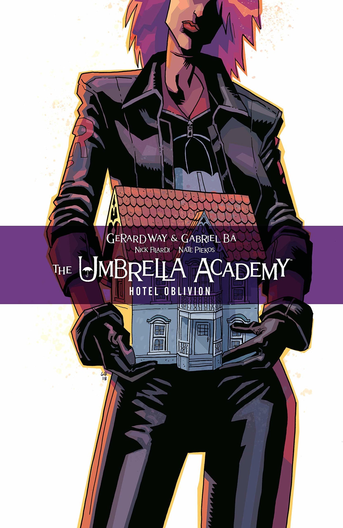 Book cover of The Umbrella Academy, Vol. 3: Hotel Oblivion by Gerard Way, Gabriel Bá (Artist)