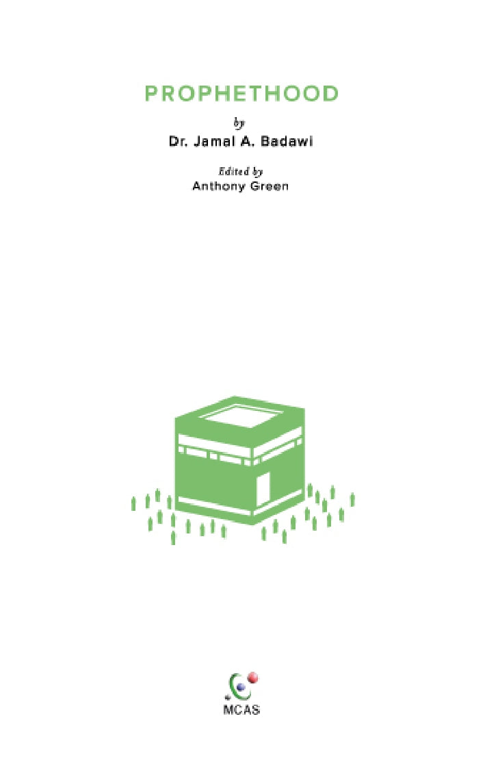 Book cover of Prophethood by Jamal A. Badawi, Anthony    Green (Adaptor)