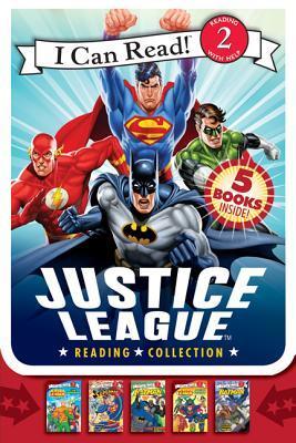 Book cover of Justice League Reading Collection: 5 I Can Read Books Inside by J.E. Bright