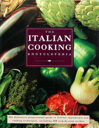 Book cover of Italian Cooking Encyclopedia by Linda Frazier