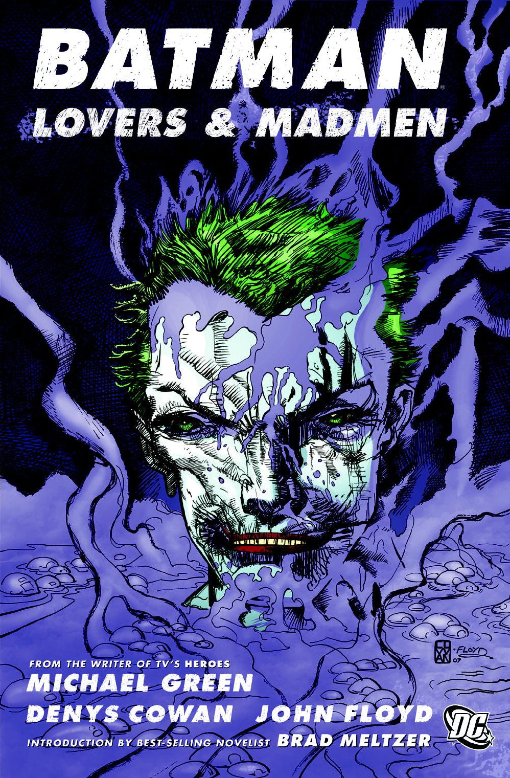 Book cover of Batman: Lovers & Madmen by Michael  Green, Denys Cowan (Illus.), John Floyd (Illus.), Brad Meltzer (Introduction)