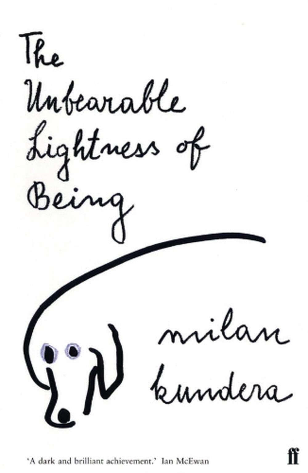 Book cover of The Unbearable Lightness of Being by Milan Kundera, Michael Henry Heim (Trans.)