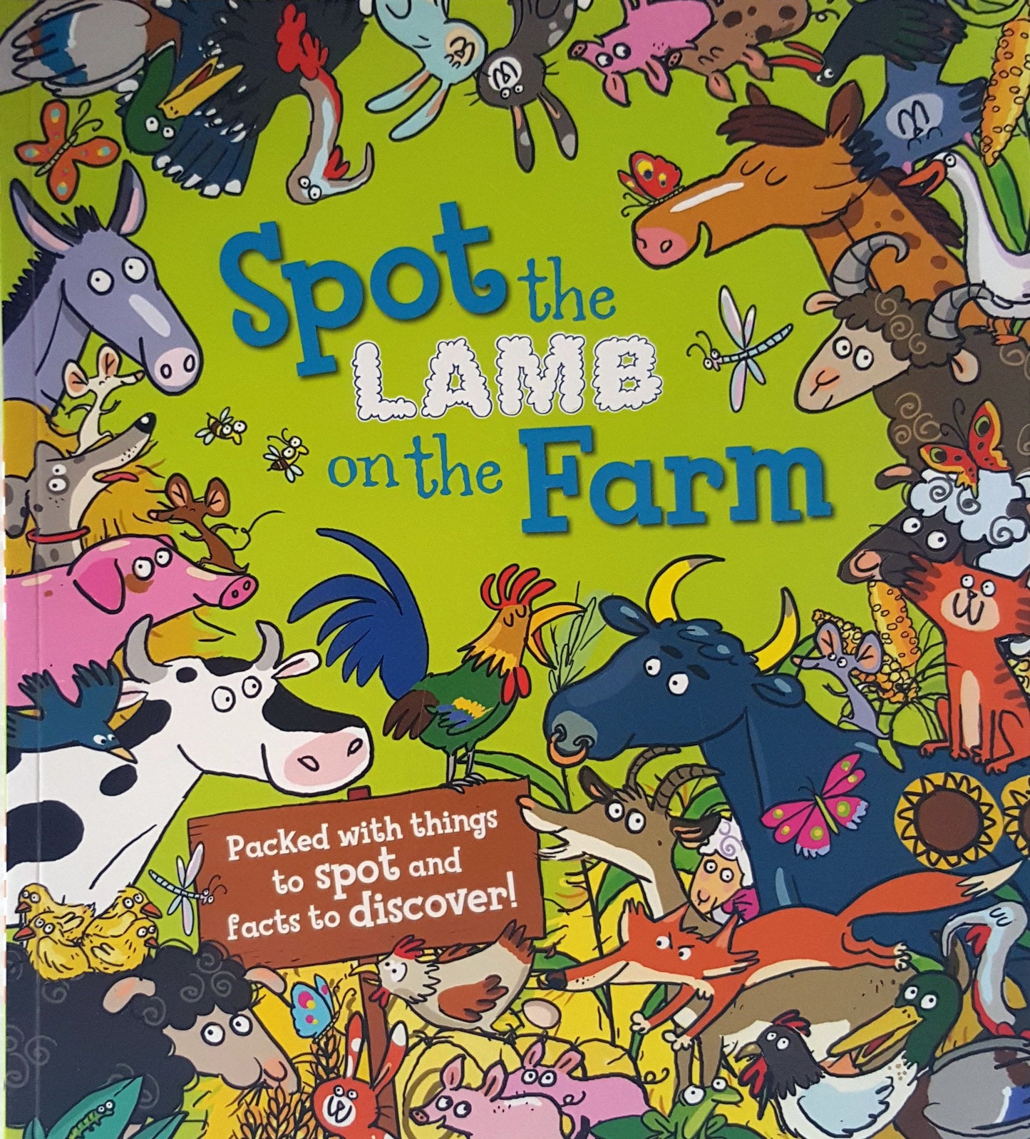 Book cover of Spot The Lamb On The Farm by Stella Maidment