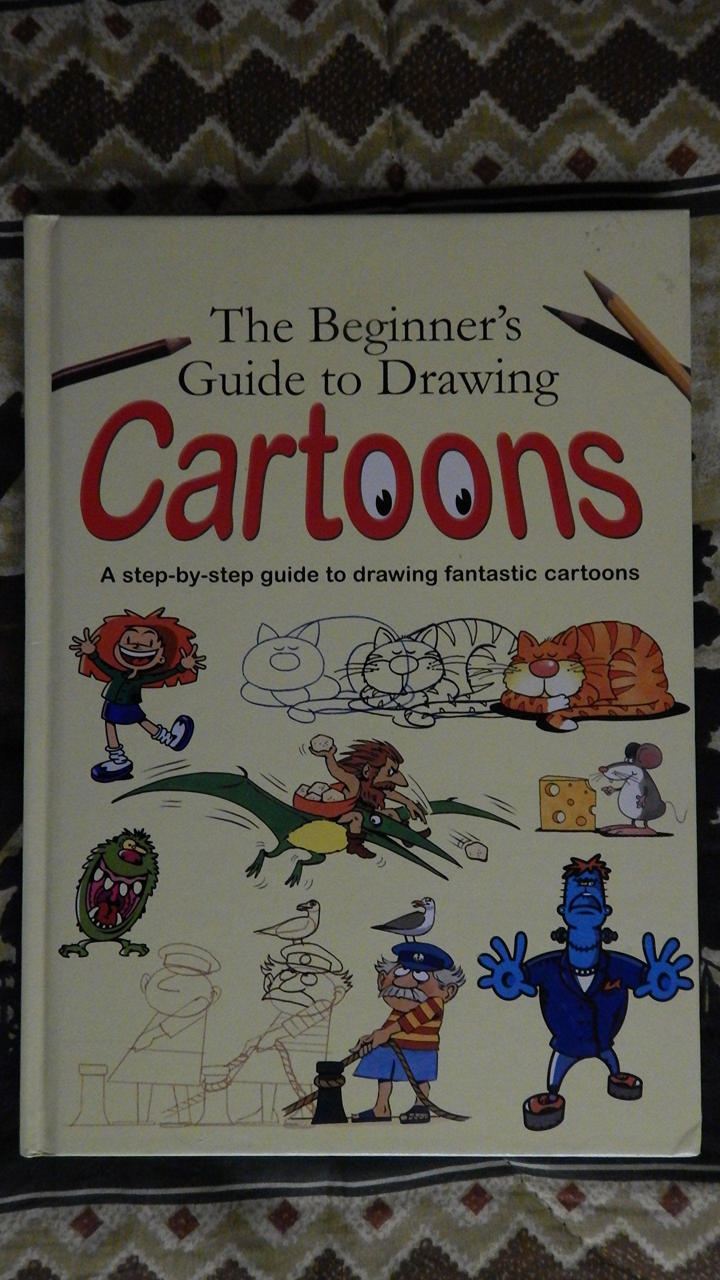 Book cover of The Beginner's Guide to Drawing Cartoons by Paul B. Davies