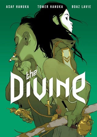 Book cover of The Divine by Boaz Lavie (Writer), Asaf Hanuka (Artist), Tomer Hanuka (Artist)
