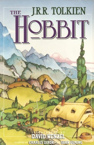 Book cover of The Hobbit: Graphic Novel by Chuck Dixon (Adapter), J.R.R. Tolkien (Creator), David Wenzel (Illus.), Sean Deming (Adapter), Bill Pearson (Letterer), Charles    Dixon (Adapter)