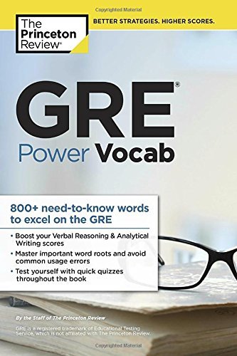 Book cover of Gre Power Vocab by The Princeton Review