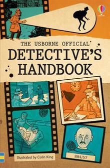 Book cover of The Usborne Official Detectives Handbook by Anne Civardi, Colin King (Illus.)