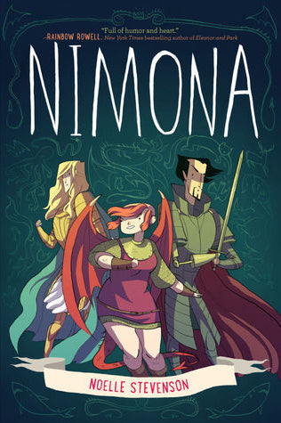 Book cover of Nimona by N.D. Stevenson