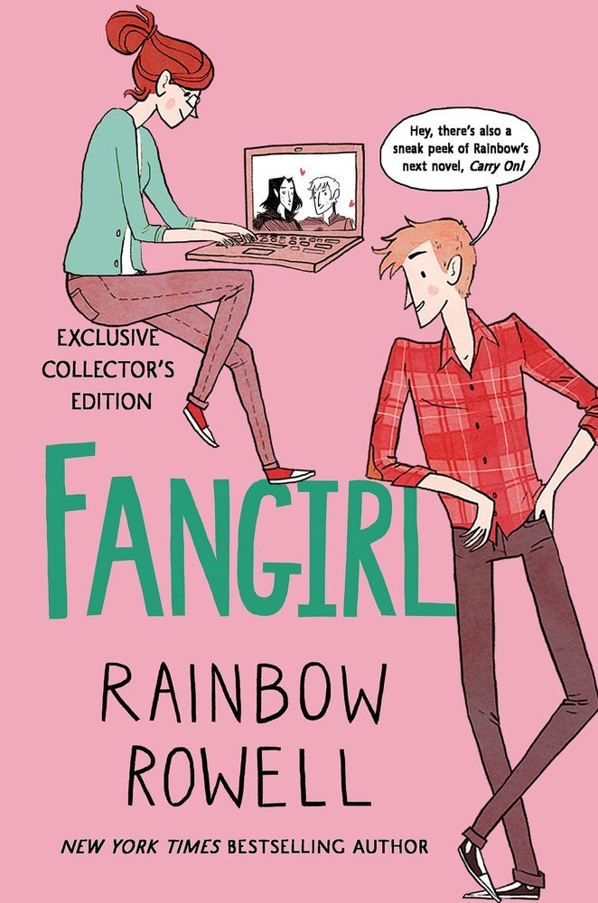 Book cover of Fangirl by Rainbow Rowell