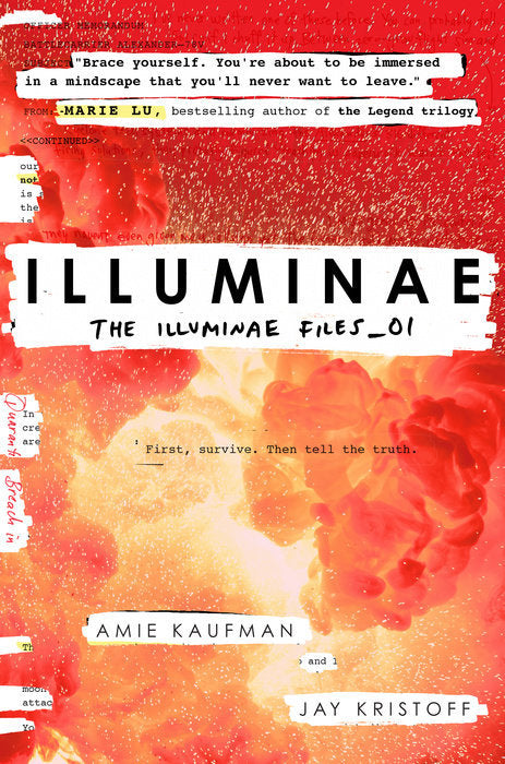 Book cover of Illuminae by Amie Kaufman, Jay Kristoff