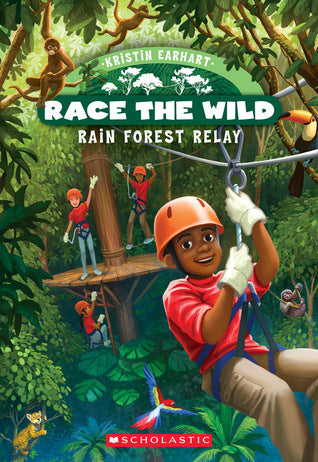 Book cover of Rain Forest Relay by Kristin Earhart