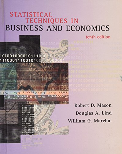 Book cover of Statistical Techniques In Business And Economics by Robert D. Mason