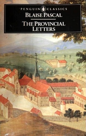 Book cover of The Provincial Letters by Blaise Pascal