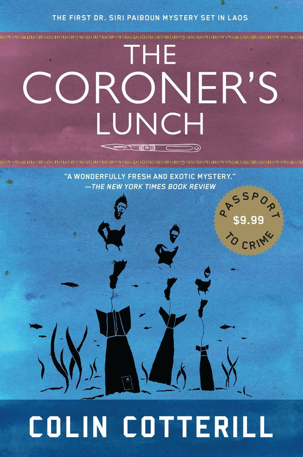 Book cover of The Coroner's Lunch by Colin Cotterill