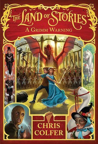 Book cover of A Grimm Warning by Chris Colfer