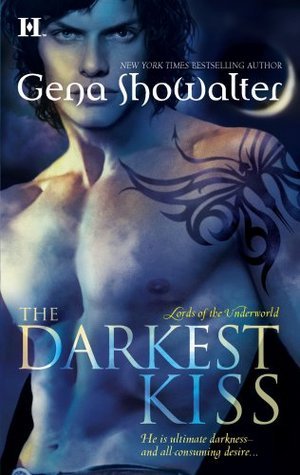 Book cover of The Darkest Kiss by Gena Showalter