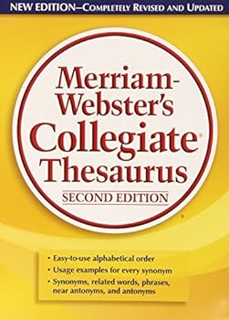 Book cover of Webster's Collegiate Thesaurus by Merriam-Webster (Ed.)