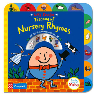 Book cover of Lucy Cousins Treasury Of Nursery Rhymes: Big Book Of Nursery Rhymes And CD by Lucy Cousins