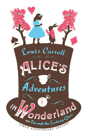 Book cover of Alices Adventures In Wonderland / Through The Looking Glass by Lewis Carroll