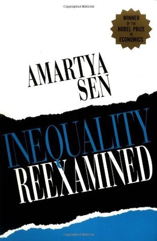 Book cover of Inequality Reexamined by Amartya Sen