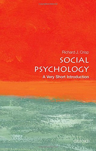Book cover of Social Psychology: A Very Short Introduction by Richard J. Crisp