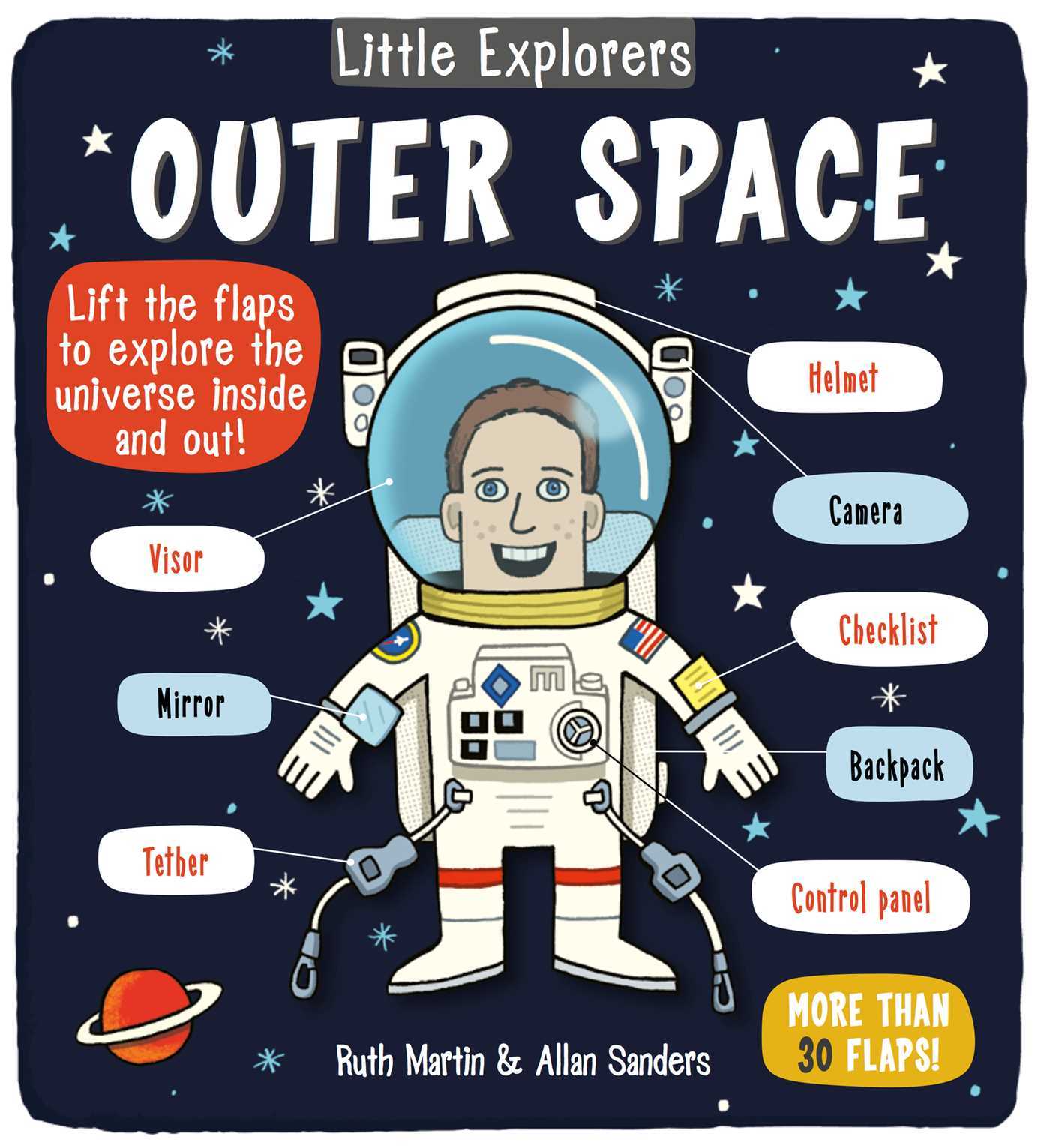 Book cover of Little Explorers: Outer Space by Little Bee Books, Allan Sanders (Illus.)
