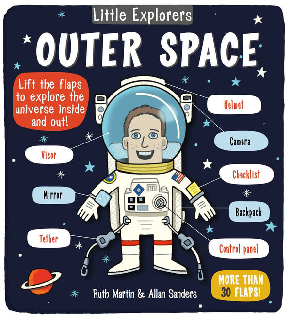 Book cover of Little Explorers: Outer Space by Little Bee Books, Allan Sanders (Illus.)