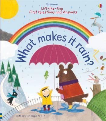 Book cover of First Questions And Answers: What Makes It Rain? by Katie Daynes, Christine Pym (Illus.)