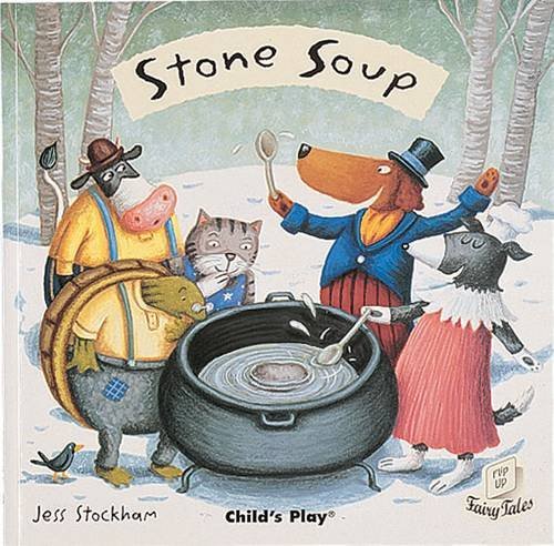Book cover of Stone Soup by Jess Stockham (Illus.)