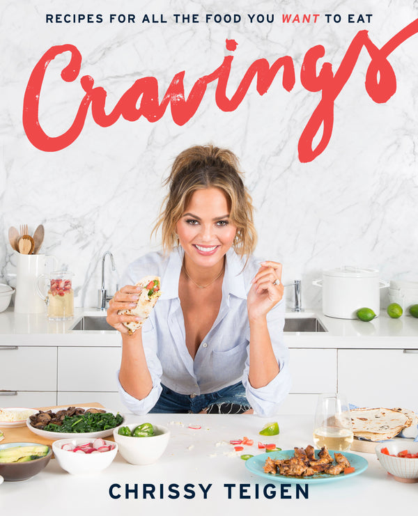 Book cover of Cravings: Recipes For All The Food You Want To Eat by Chrissy Teigen, Adeena Sussman, Aubrie Pick (Photographer)