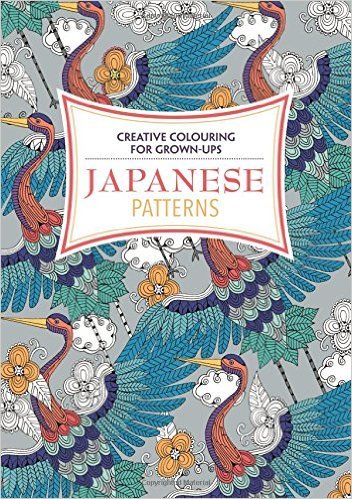 Book cover of Japanese Patterns: Creative Colouring For Grown-Ups by Michael O'Mara