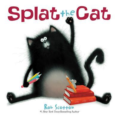 Book cover of Splat The Cat Board Book by Rob Scotton