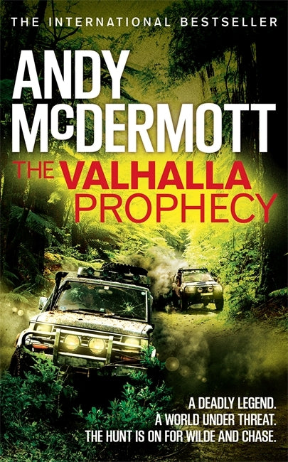 Book cover of The Valhalla Prophecy by Andy McDermott