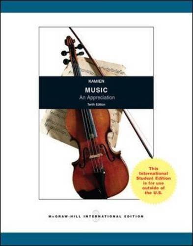 Book cover of Music: An Appreciation by Roger Kamien