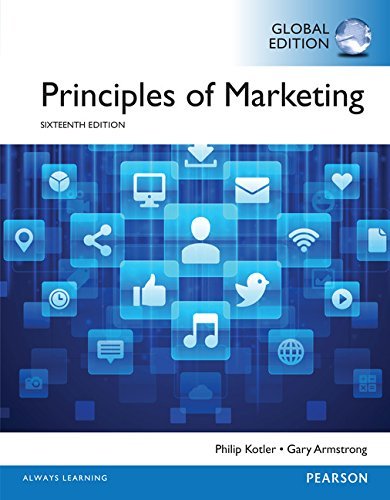 Book cover of Principles of Marketing, Global Edition by Philip Kotler, Gary M. Armstrong