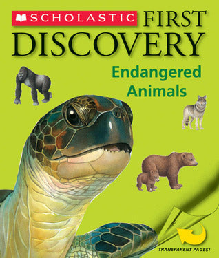 Book cover of Endangered Animals by Sylvaine Peyrols, Pierre de Hugo